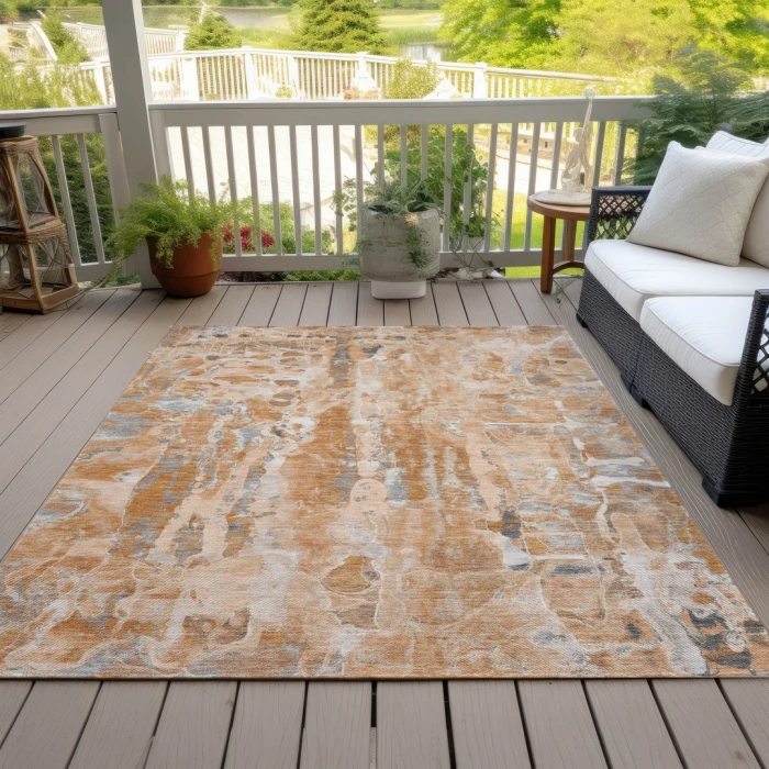 Addison Rugs Chantille Orange ACN2120 5ft. x 7ft.6in. Rect. Rug