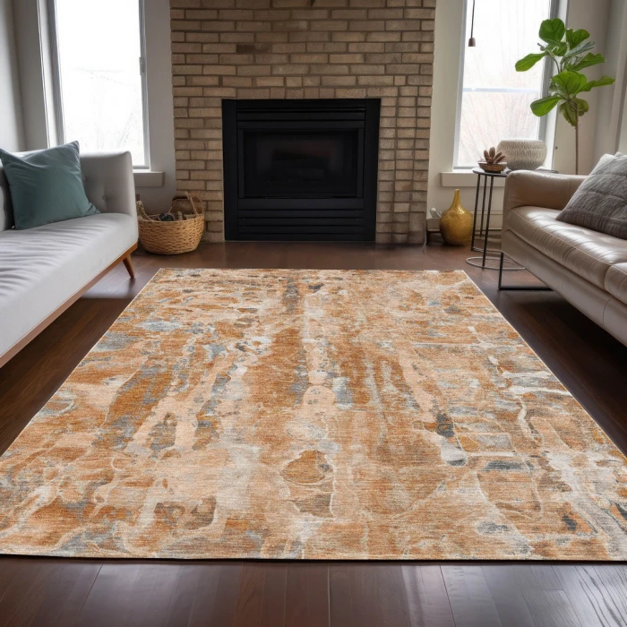 Addison Rugs Chantille Orange ACN2120 5ft. x 7ft.6in. Rect. Rug