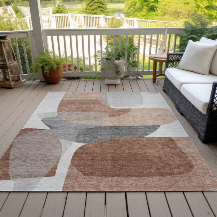 Addison Rugs Chantille Orange ACN2121 5ft. x 7ft.6in. Rect. Rug