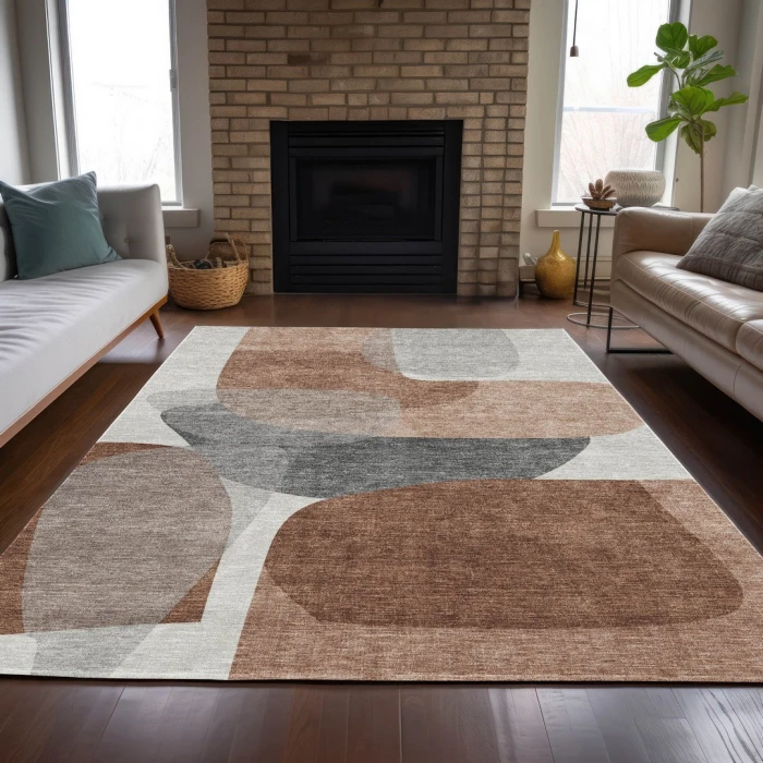 Addison Rugs Chantille Orange ACN2121 5ft. x 7ft.6in. Rect. Rug