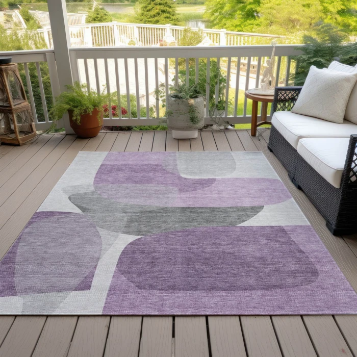 Addison Rugs Chantille Purple ACN2121 5ft. x 7ft.6in. Rect. Rug