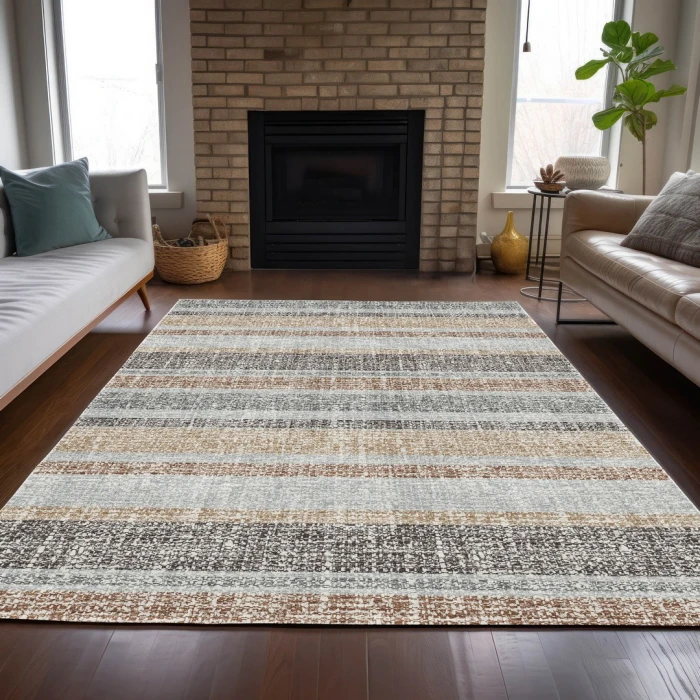 Addison Rugs Chantille Gray ACN2122 5ft. x 7ft.6in. Rect. Rug