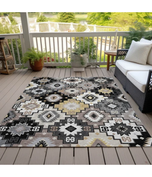 Addison Rugs Chantille Black ACN2123 8ft. x 10ft. Rect. Rug