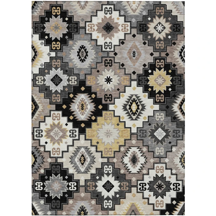 Addison Rugs Chantille Black ACN2123 9ft. x 12ft. Rect. Rug