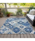 Addison Rugs Chantille Blue ACN2123 8ft. x 10ft. Rect. Rug