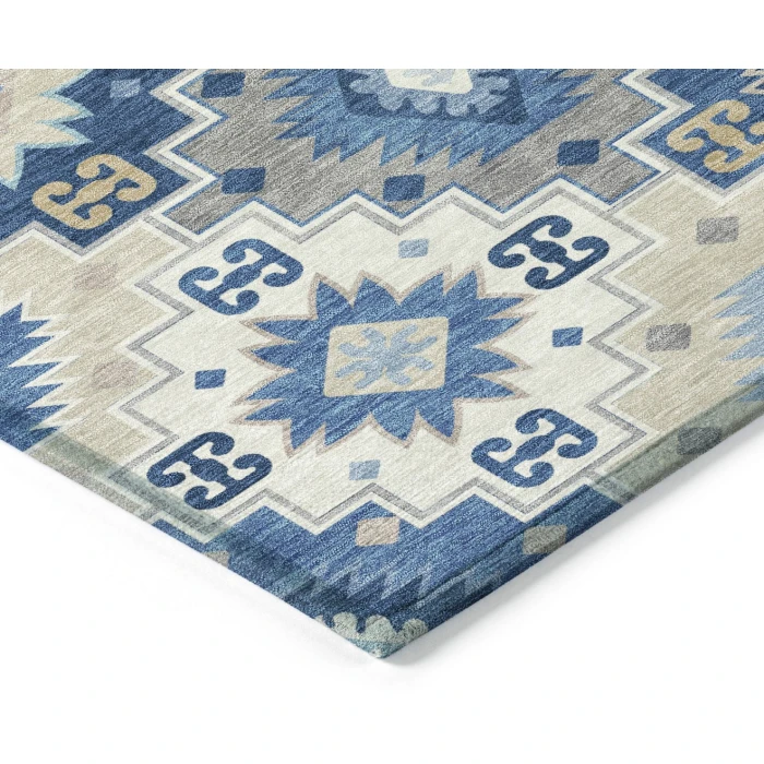 Addison Rugs Chantille Blue ACN2123 8ft. x 10ft. Rect. Rug
