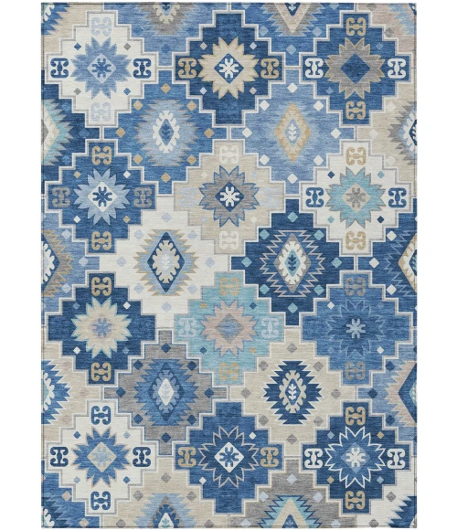 Addison Rugs Chantille Blue ACN2123 8ft. x 10ft. Rect. Rug