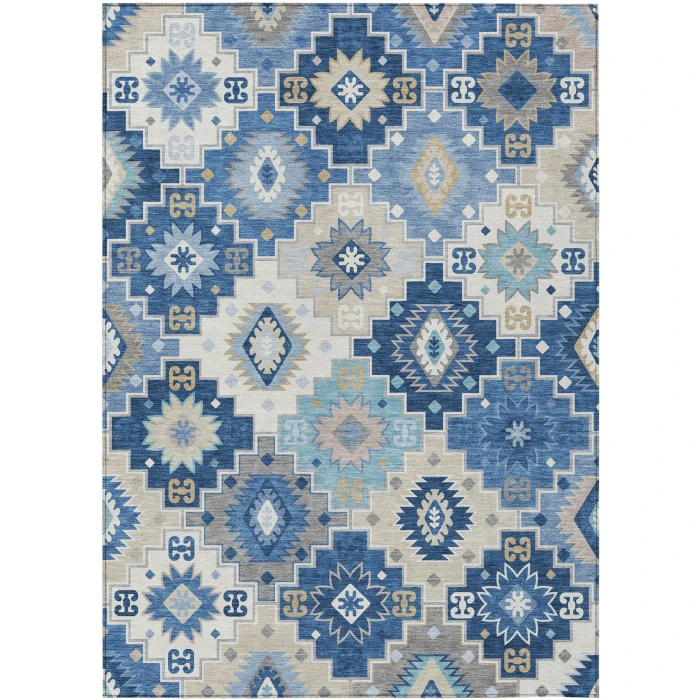 Addison Rugs Chantille Blue ACN2123 8ft. x 10ft. Rect. Rug