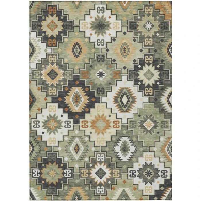 Addison Rugs Chantille Green ACN2123 9ft. x 12ft. Rect. Rug