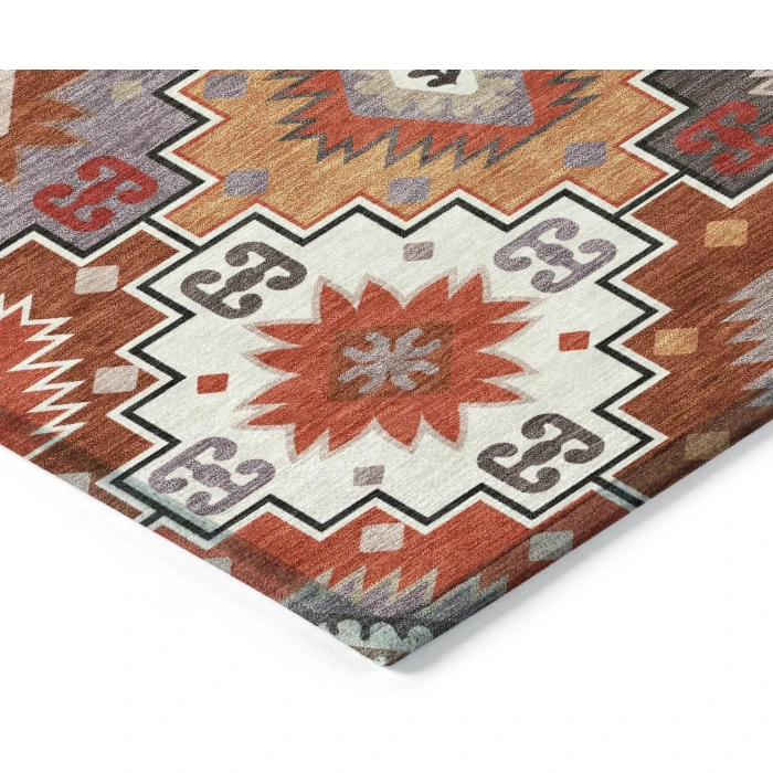 Addison Rugs Chantille Orange ACN2123 8ft. x 10ft. Rect. Rug