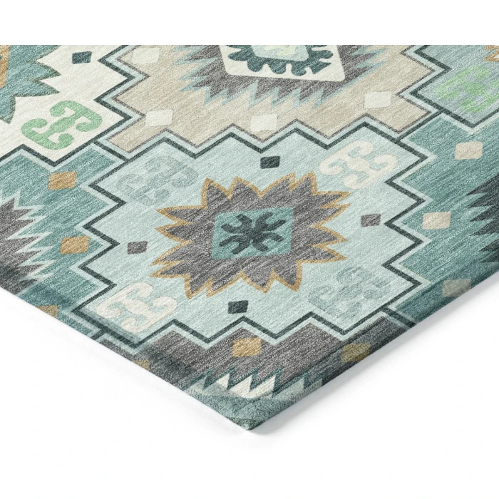 Addison Rugs Chantille Teal ACN2123 9ft. x 12ft. Rect. Rug