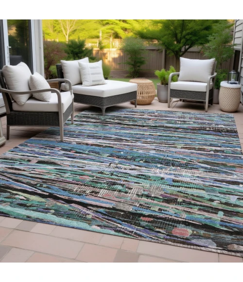 Addison Rugs Chantille Blue ACN2125 8ft. x 10ft. Rect. Rug