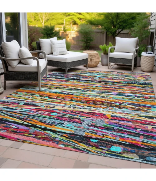Addison Rugs Chantille Orange ACN2125 9ft. x 12ft. Rect. Rug