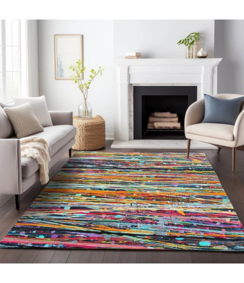 Addison Rugs Chantille Orange ACN2125 9ft. x 12ft. Rect. Rug