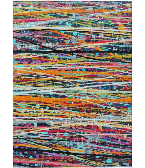 Addison Rugs Chantille Orange ACN2125 9ft. x 12ft. Rect. Rug