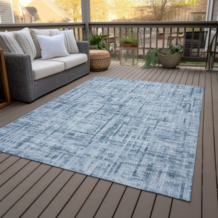Addison Rugs Chantille Blue ACN2130 9ft. x 12ft. Rect. Rug