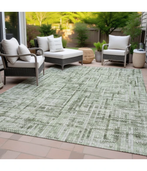 Addison Rugs Chantille Green ACN2130 9ft. x 12ft. Rect. Rug