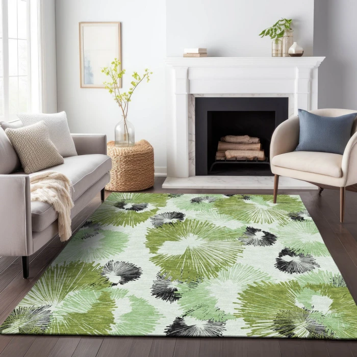 Addison Rugs Chantille Green ACN2132 8ft. x 10ft. Rect. Rug