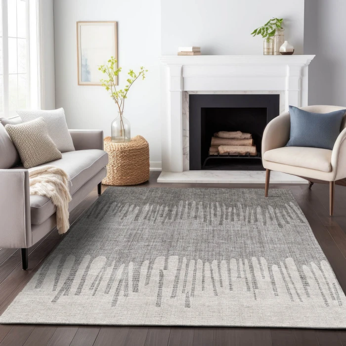 Addison Rugs Chantille Gray ACN2135 8ft. x 10ft. Rect. Rug