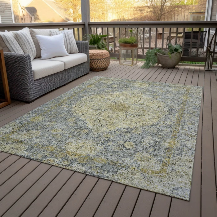 Addison Rugs Chantille Gray ACN2136 5ft. x 7ft.6in. Rect. Rug