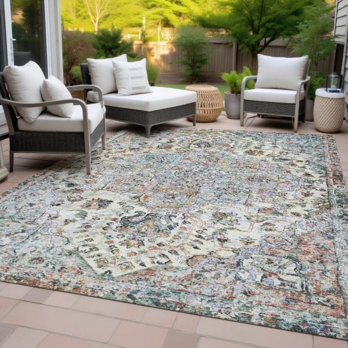 Addison Rugs Chantille Green ACN2138 5ft. x 7ft.6in. Rect. Rug