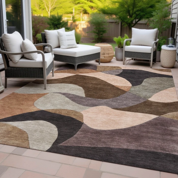 Addison Rugs Chantille Brown ACN2141 5ft. x 7ft.6in. Rect. Rug