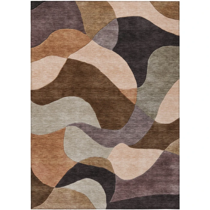 Addison Rugs Chantille Brown ACN2141 5ft. x 7ft.6in. Rect. Rug