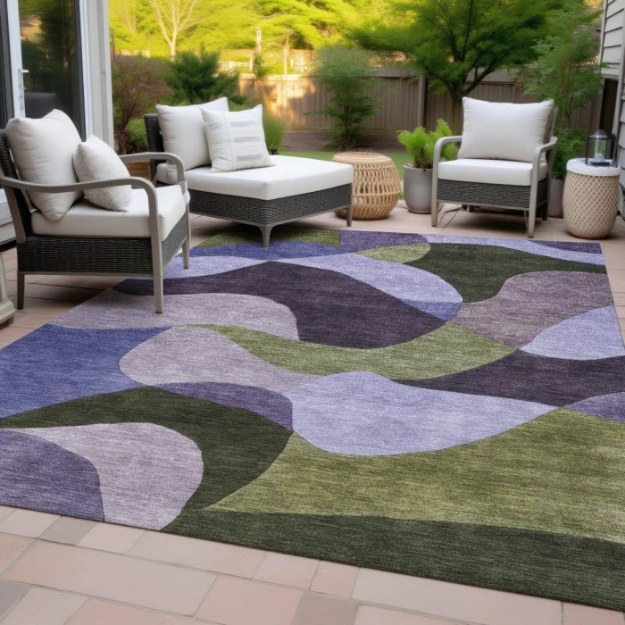 Addison Rugs Chantille Purple ACN2141 8ft. x 10ft. Rect. Rug