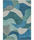 Addison Rugs Chantille Teal ACN2141 5ft. x 7ft.6in. Rect. Rug