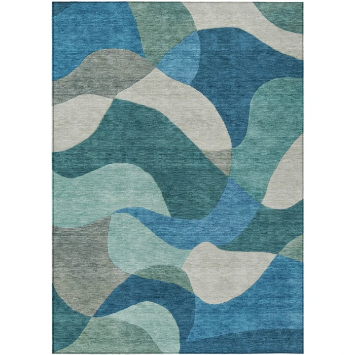 Addison Rugs Chantille Teal ACN2141 5ft. x 7ft.6in. Rect. Rug