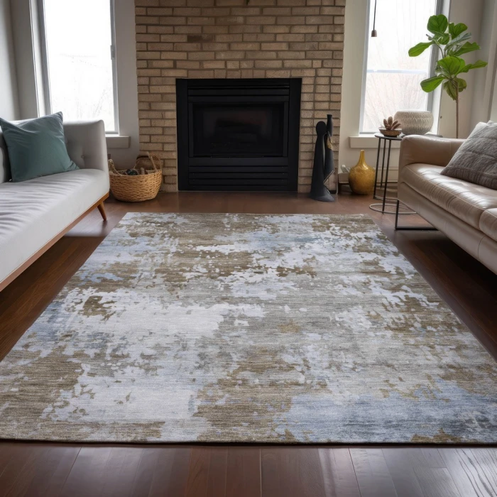 Addison Rugs Chantille Brown ACN2142 8ft. x 10ft. Rect. Rug