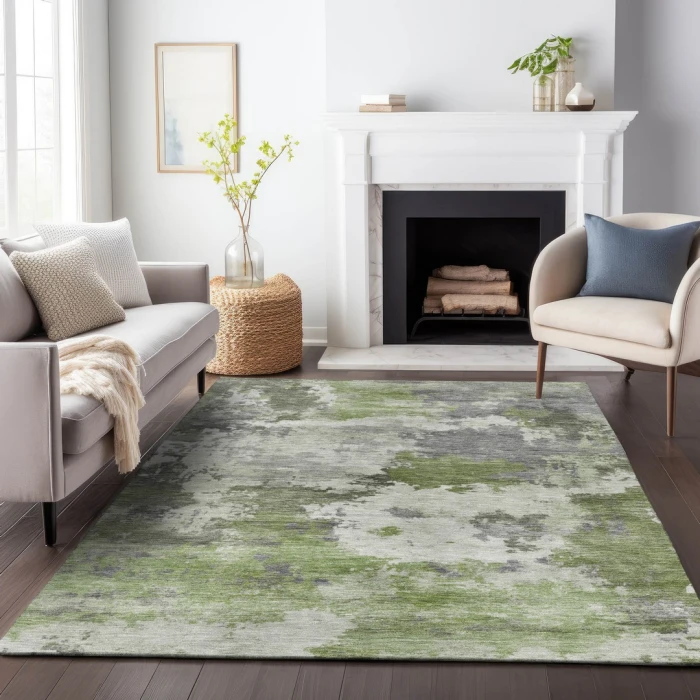 Addison Rugs Chantille Green ACN2144 8ft. x 10ft. Rect. Rug