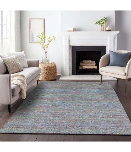 Addison Rugs Chantille Blue ACN2148 9ft. x 12ft. Rect. Rug