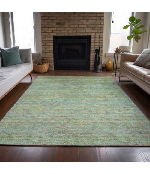 Addison Rugs Chantille Green ACN2148 9ft. x 12ft. Rect. Rug