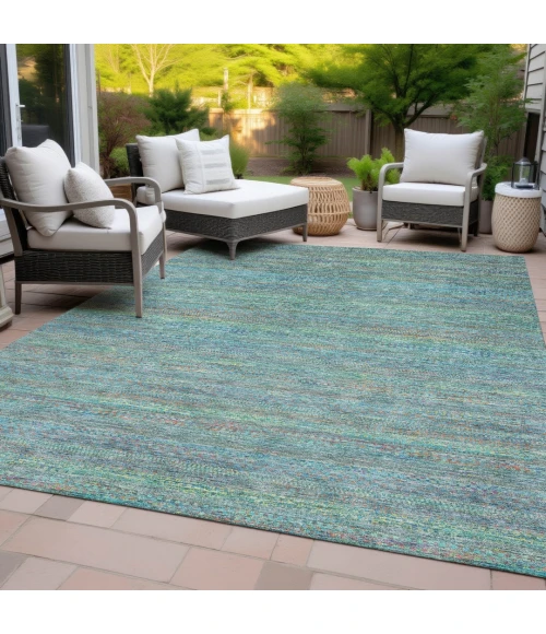 Addison Rugs Chantille Teal ACN2148 9ft. x 12ft. Rect. Rug