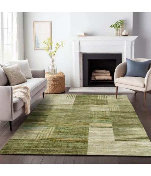 Addison Rugs Chantille Green ACN2149 8ft. x 10ft. Rect. Rug