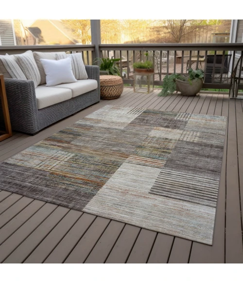 Addison Rugs Chantille Brown ACN2149 5ft. x 7ft.6in. Rect. Rug