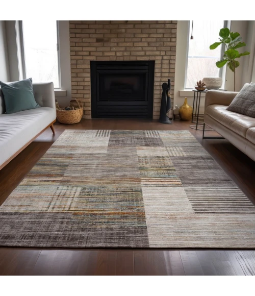 Addison Rugs Chantille Brown ACN2149 5ft. x 7ft.6in. Rect. Rug