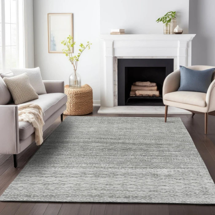 Addison Rugs Chantille Gray ACN2150 9ft. x 12ft. Rect. Rug