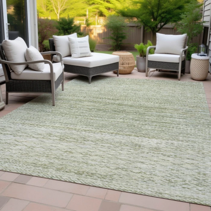 Addison Rugs Chantille Green ACN2150 9ft. x 12ft. Rect. Rug