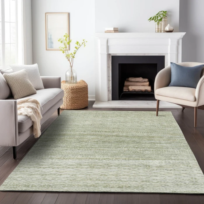 Addison Rugs Chantille Green ACN2150 9ft. x 12ft. Rect. Rug