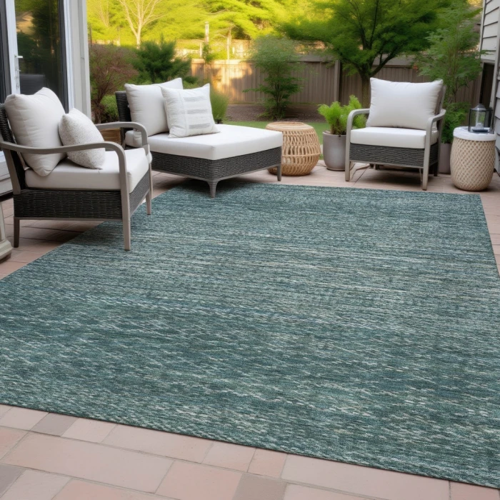 Addison Rugs Chantille Teal ACN2150 9ft. x 12ft. Rect. Rug