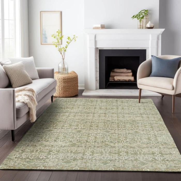 Addison Rugs Chantille Green ACN2152 5ft. x 7ft.6in. Rect. Rug