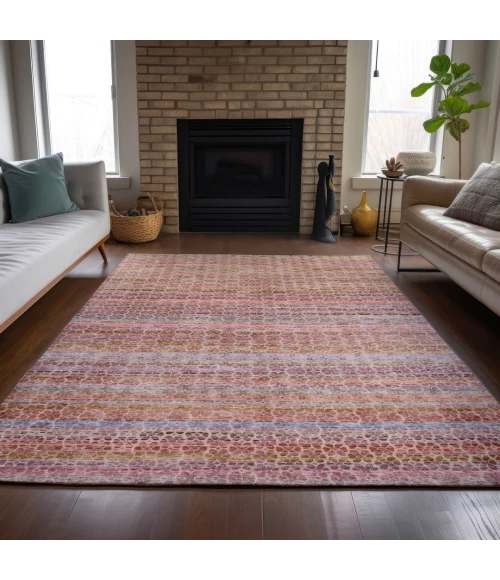 Addison Rugs Chantille Pink ACN2155 9ft. x 12ft. Rect. Rug