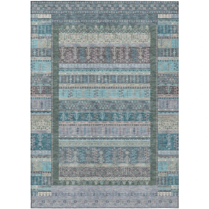 Addison Rugs Chantille Teal ACN2160 5ft. x 7ft.6in. Rect. Rug