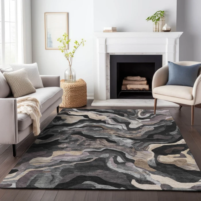 Addison Rugs Chantille Gray ACN2162 5ft. x 7ft.6in. Rect. Rug
