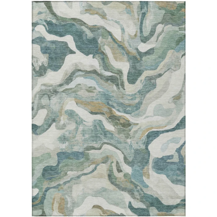 Addison Rugs Chantille Teal ACN2162 9ft. x 12ft. Rect. Rug