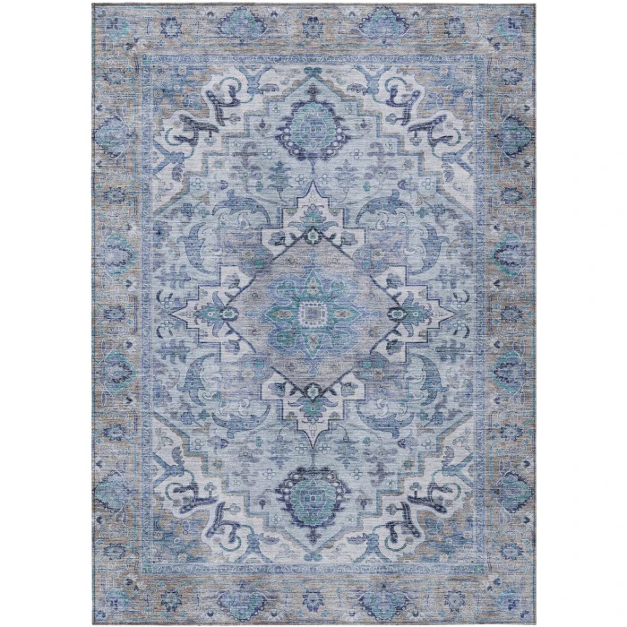 Addison Rugs Chantille Blue ACN2163 8ft. x 10ft. Rect. Rug
