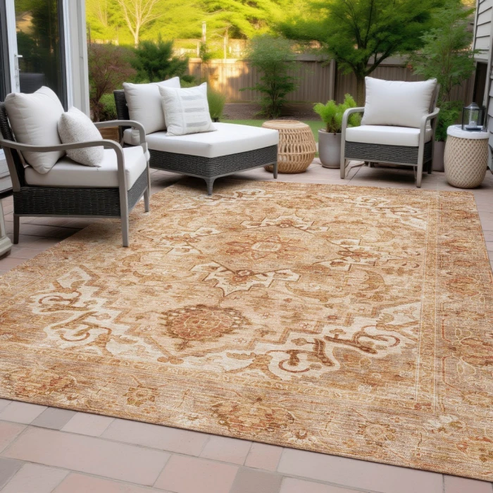 Addison Rugs Chantille Orange ACN2164 9ft. x 12ft. Rect. Rug