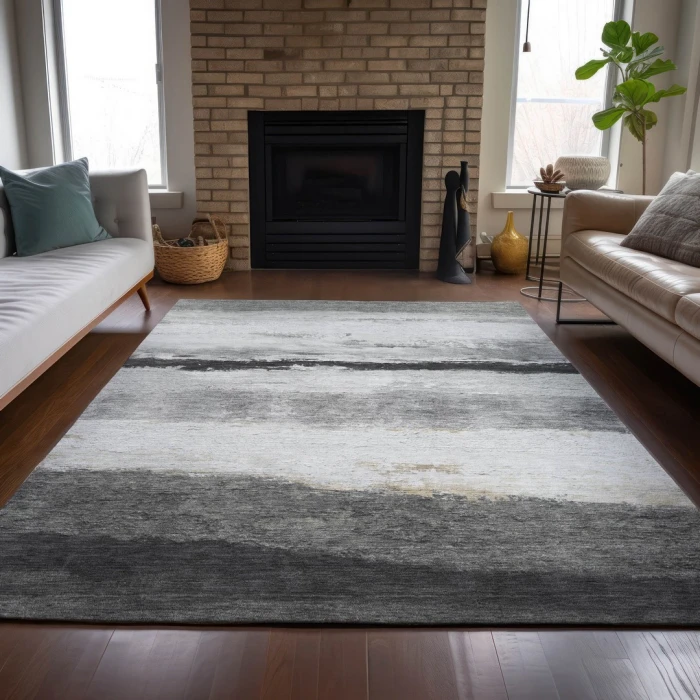 Addison Rugs Chantille Gray ACN2169 9ft. x 12ft. Rect. Rug
